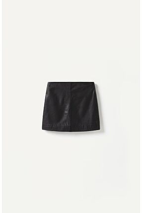 HELIA LEATHER SKIRT