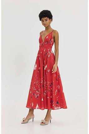 IRIANA DRESS (RED)