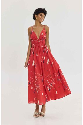 IRIANA DRESS (RED)