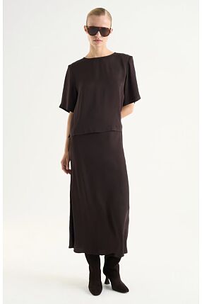 LEONIE SATIN TEE