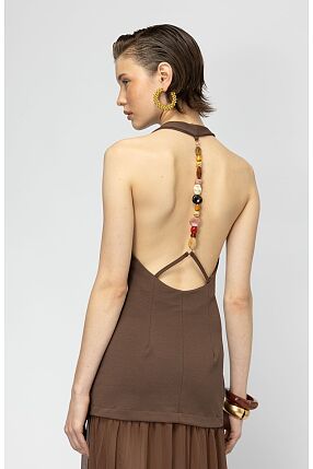 NECTARA BROWN DRESS