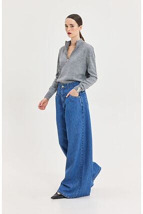 SPACE KNITTED TOP