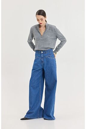 SPACE KNITTED TOP