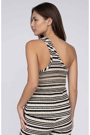 STRIPED KNIT TOP