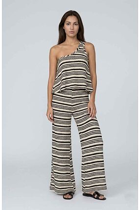 STRIPED KNIT PANTS