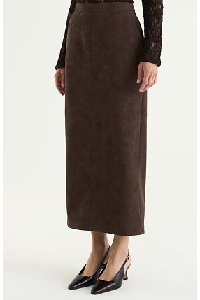 YARA FAUX SUEDE SKIRT