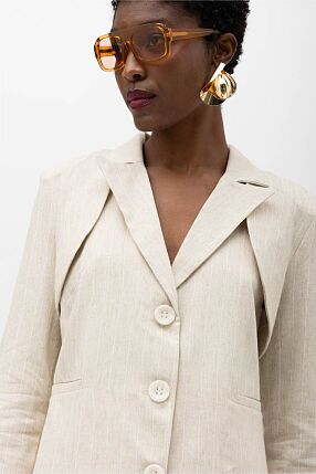 CHUI TWO PIECES  SRIPES BLAZER
