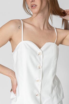 VEST TOP WITH BUTTONS