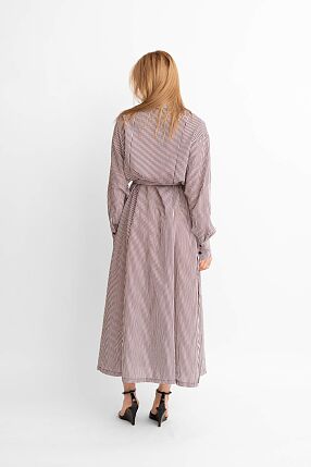 LONG STRIPE SHIRT DRESS