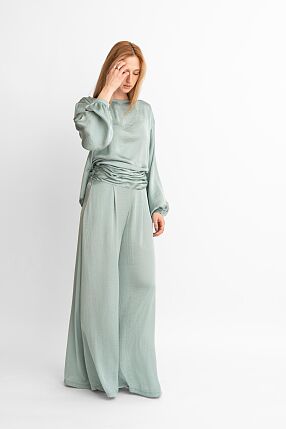 SATIN LONGSLEEVE TOP
