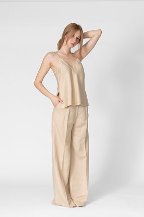 LINEN FRINGE TOP