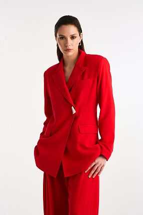 CROSS BUTTON BLAZER