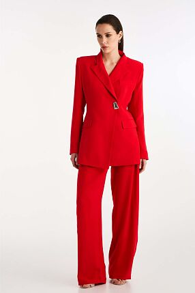 CROSS BUTTON BLAZER