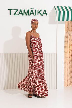 CHILL ISLAND FRILLED DRESS