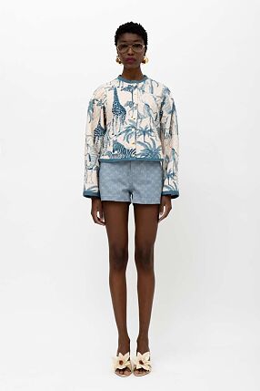 ZENZI MONOGRAM SHORTS