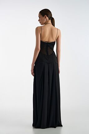 EMMA SATIN MAXI DRESS