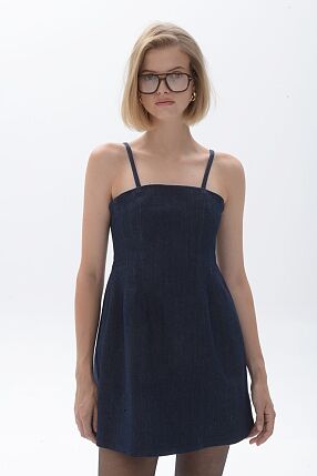 EMBER JEAN MINI DRESS