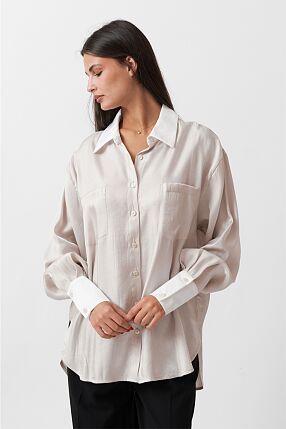 SATIN SHIRT
