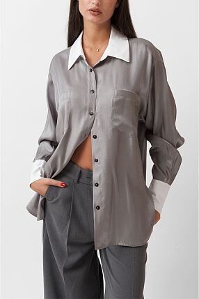 SATIN SHIRT