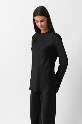 SATIN LONGSLEEVE TOP