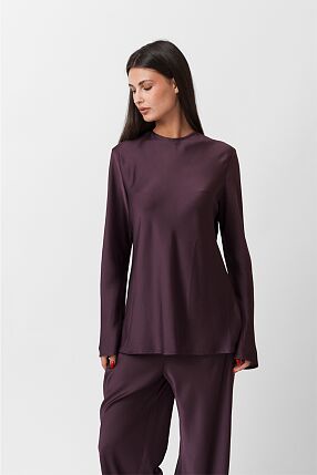 SATIN LONGSLEEVE TOP