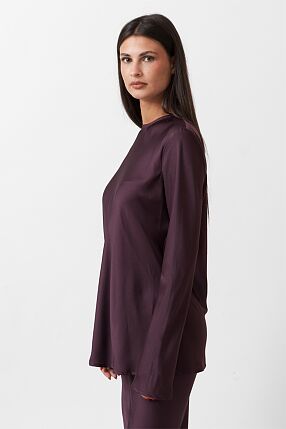 SATIN LONGSLEEVE TOP