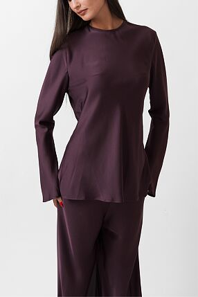 SATIN LONGSLEEVE TOP
