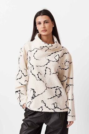 HIGH NECK KNIT TOP