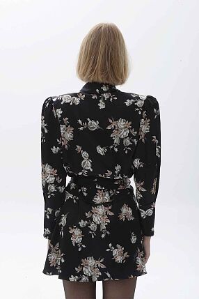ZELMA MINI WRAP DRESS