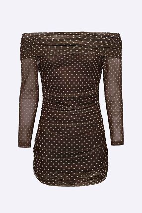 BRUNA MINI MESH DRESS