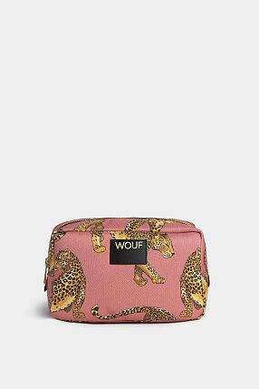 BLUSH LEOPARD TOILETRY BAG