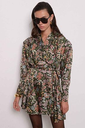 ROVENA MINI WRAP DRESS