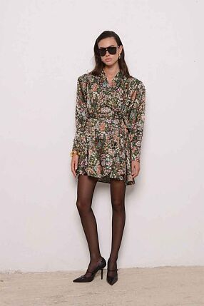 ROVENA MINI WRAP DRESS
