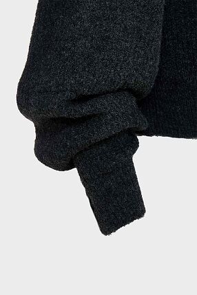 DONNA KNITTED CROPPED BLOUSE