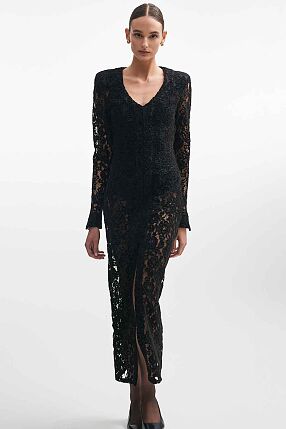 LACER MAXI DRESS