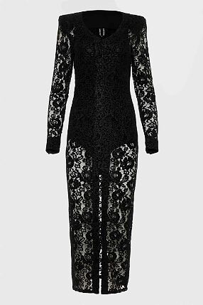 LACER MAXI DRESS