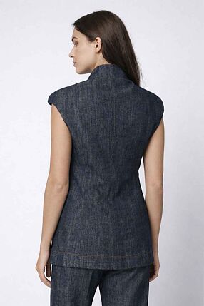 DENIM VEST BLAZER