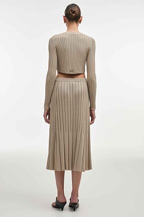 FEMME  KNITTED SKIRT