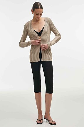 FEMME  KNITTED CARDIGAN