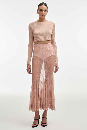 FEMME  KNITTED CROP TOP