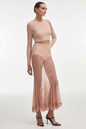 FEMME  KNITTED CROP TOP