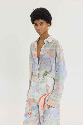 HEATHER SHIRT RAINBOW LADDER