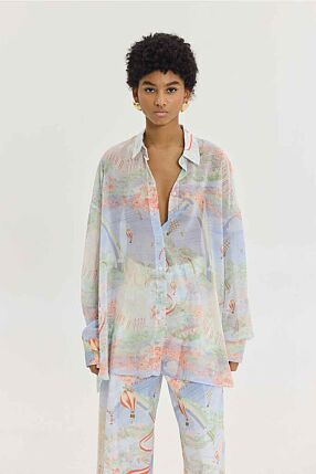 HEATHER SHIRT RAINBOW LADDER