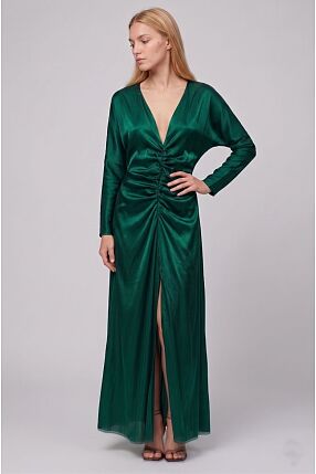 FLOWLY DRESS EMERALD