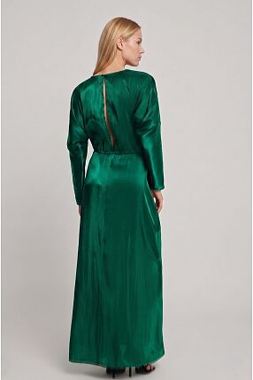 FLOWLY DRESS EMERALD