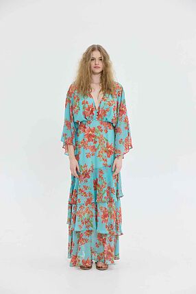 BARI DRESS AQUA