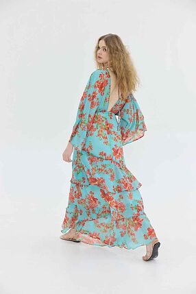 BARI DRESS AQUA