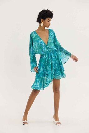 CELINE DRESS GREEN