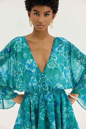CELINE DRESS GREEN