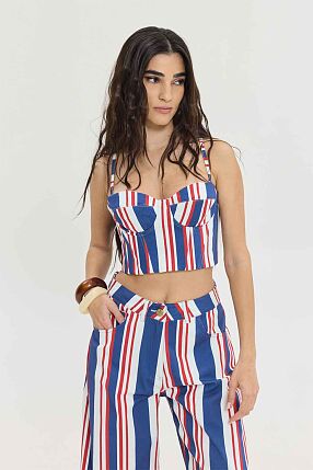 CHARIS TOP NAUTICA STRIPES